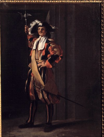 Sveits av den pavelige garde-maleri av Jean Barbault (1718-1762). 18. århundre. Besançon, kunstmuseet av Jean Barbault