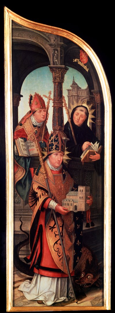 Bebudelsen, Triptych, sidepanel, 1517. av Jean the Elder Bellegambe