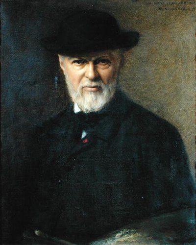 Portrett av Jean-Jacques Henner (1829-1905) 1899 av Jean Benner