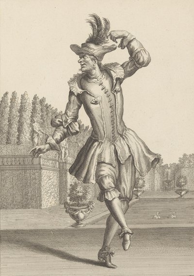 Du Moulin i bondedans Dans i Operaen,.n.d. av Jean Berain