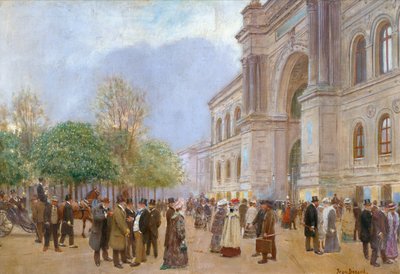 Utenfor Palais de lIndustrie av Jean Beraud
