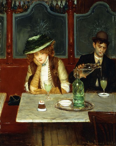 Absintdrikkerne, 1908 av Jean Beraud