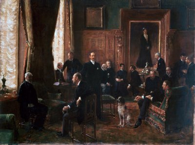 Salongen til grevinnen Potocka, 1887 av Jean Beraud