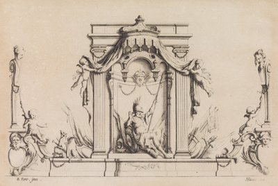 Design for mange bruksområder Oppfunnet av M. B. Toro, 1718 eller senere, 1718 eller senere. av Jean Bernard Toro