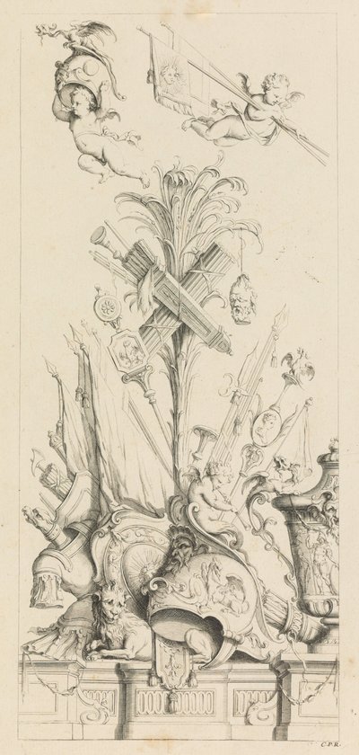 Trofeer nylig oppfunnet av J.B. Toro., 1716., 1716. av Jean Bernard Toro
