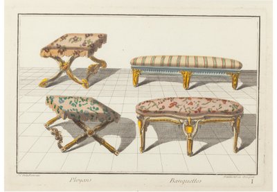 Ployans, benker. Ny historisk ikonologi eller attributter Hierogliphyques, ca. 1768. av Jean Charles Delafosse
