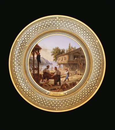 Taufabrikk, ca.1820-35 av Jean Charles Develly