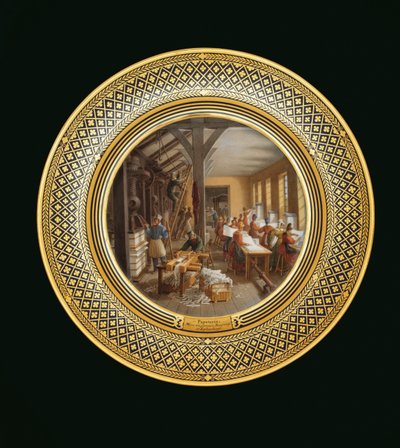 Skrivesaker, ca. 1820-35 (porselen) av Jean Charles Develly