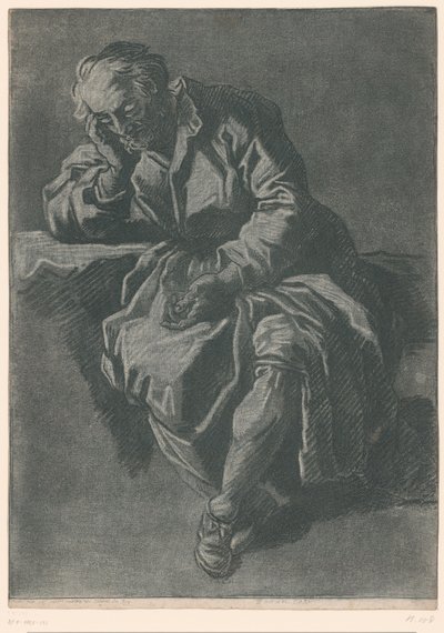 sittende mann av Jean Charles François