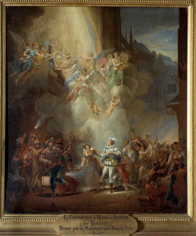 Konverteringen av Henri de Joyeuse (1567-1608) av Jean Charles Tardieu