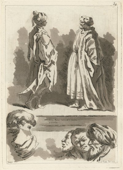 Fragmenter valgt fra de mest interessante maleriene og lerretene til palassene og kirkene i Italia av Jean Claude Richard, Abbé de Saint Non