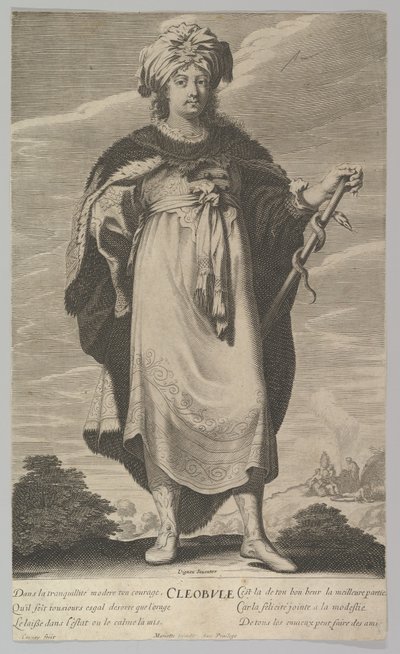 Cléobule, ca. 1639-40 av Jean Couvay