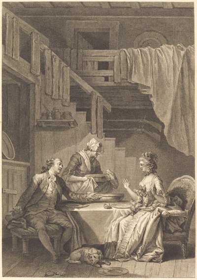 Falken av Jean Dambrun and Jean Baptiste Tilliard after Jean Honoré Fragonard