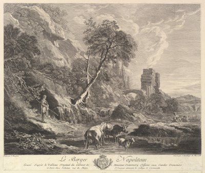 Napolitansk hyrde, 1758. av Jean Daullé