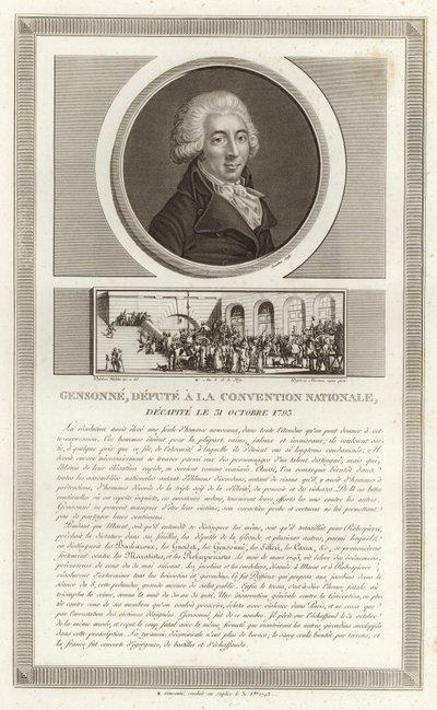 Portrett av Armand Gensonne av Jean Duplessi Bertaux