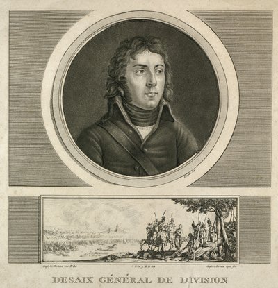 Portrett av general Louis Charles Antoine Desaix (ca. 1800 - 1815 0,38 x 0,24) av Jean Duplessi Bertaux