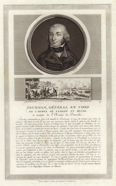 Portrett av Jean-Baptiste Jourdan, Comte Jourdan av Jean Duplessi Bertaux