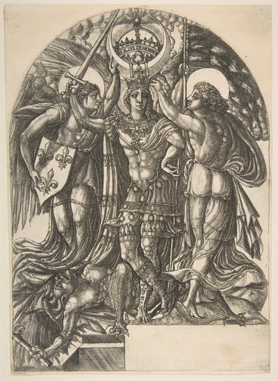 Henri II, konge av Frankrike, mellom Frankrike og berømmelse, ca. 1548. av Jean Duvet
