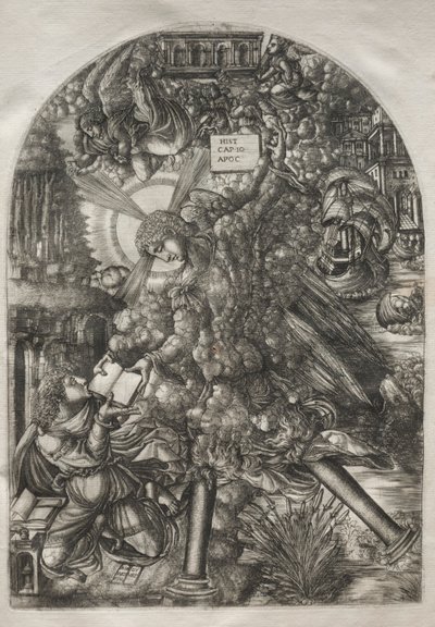 The Apocalypse: Angel Gives St. John the Book to Eat, 1546-1556. av Jean Duvet