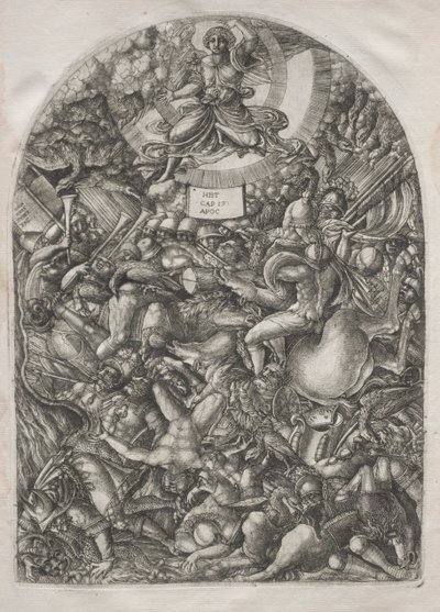 The Apocalypse: Angel in the Sun Calling the Birds of Prey av Jean Duvet