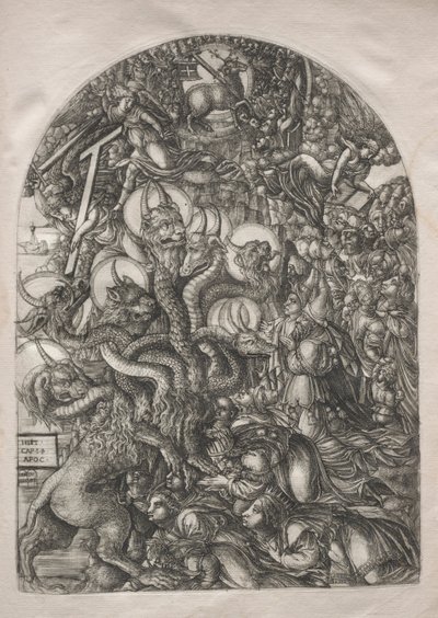 The Apocalypse: The Beast with Seven Heads and Ten Horn, 1546-1556. av Jean Duvet