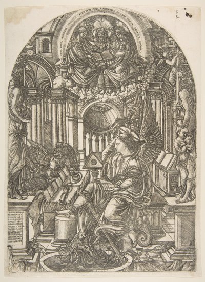 Johannes evangelistens åpenbaring, fra Apocalypse.n.d. av Jean Duvet