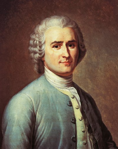 Portrett av Jean-Jacques Rousseau (maleri) av Jean Edouard Lacretelle