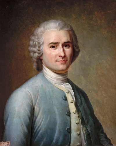 Portrett av Jean-Jacques Rousseau 1712-1778 av Jean Edouard Lacretelle