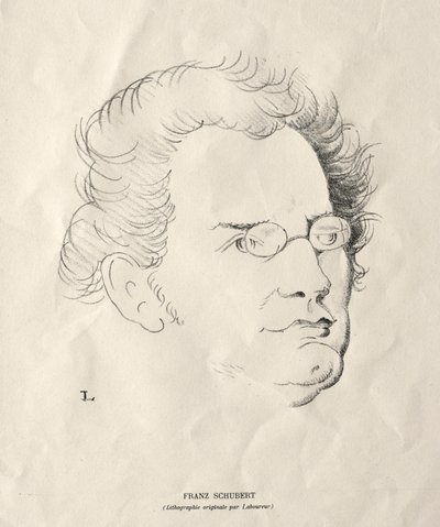 Franz Schubert av Jean-Emile Laboureur