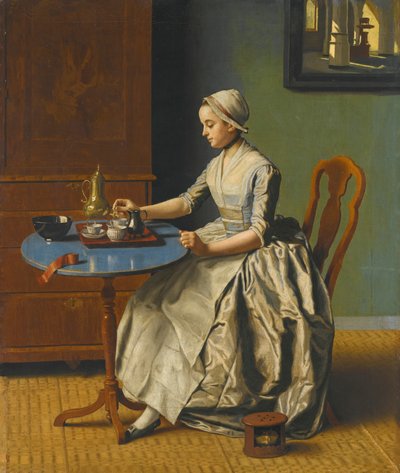 Niederländisches Mädchen beim Frühstück von Jean-Étienne Liotard