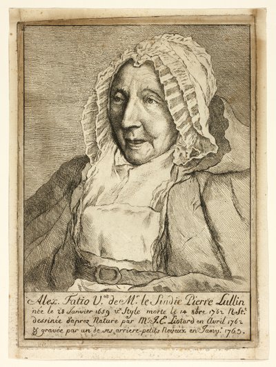 Madame Pierre Lullin-Fatio von Jean-Étienne Liotard