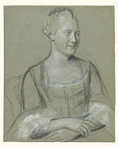 Porträt einer Frau von Jean-Étienne Liotard