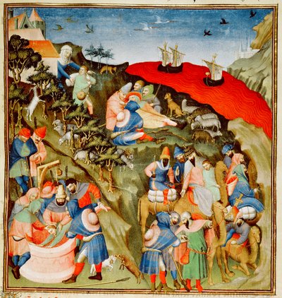 Fr.247 f.25 The Story of Joseph, illustrasjon, fra 