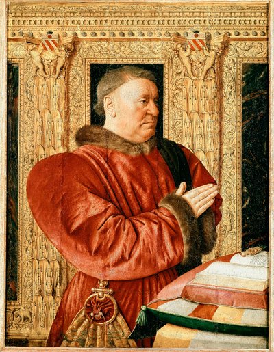 Portrett av Frankrikes justisminister Guillaume Jouvenel des Ursins (maleri av Jean Fouquet