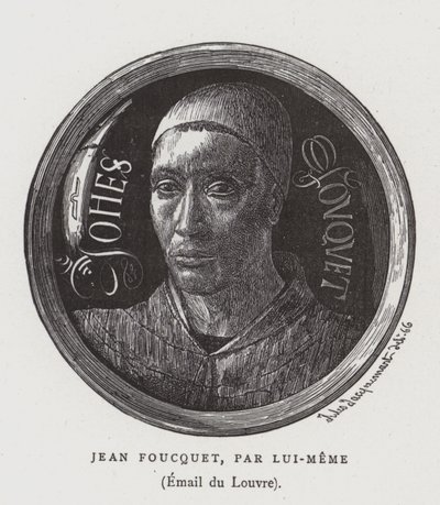 Selvportrett av den franske maleren Jean Foucquet fra 1400-tallet av Jean Fouquet