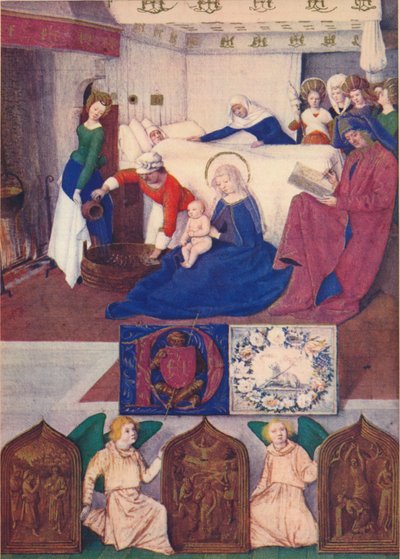 Fødselen til døperen Johannes, c1455, 1939 av Jean Fouquet