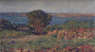 Landskapet i Bretagne, ca 1900, 1905 av Jean Francis Auburtin