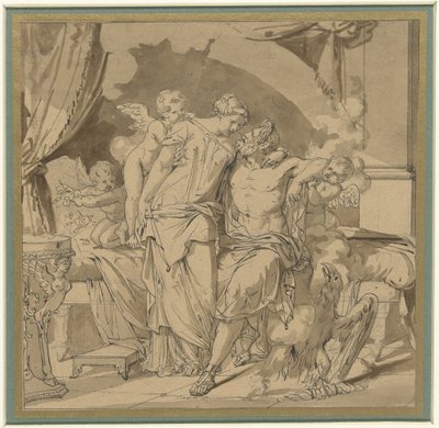 Jupiter og Juno i omfavnelse av Jean Francois Bosio