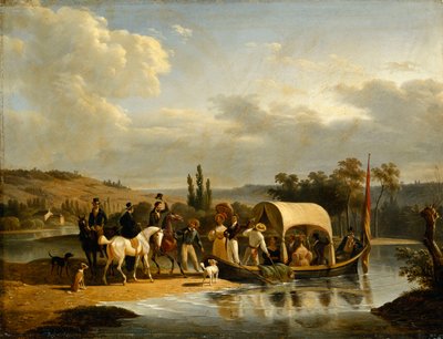 Avgangen, 1836 av Jean Francois Demay