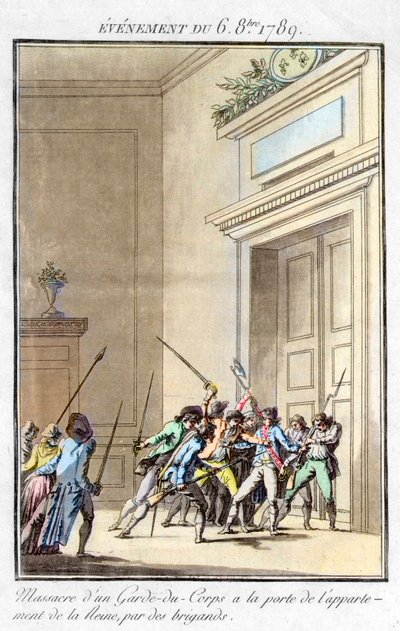 Den franske revolusjonen – begivenhet 6. oktober av Jean Francois Janinet