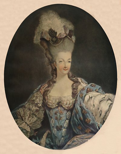 Marie Antoinette, dronning av Frankrike, 1777, 1913 av Jean Francois Janinet