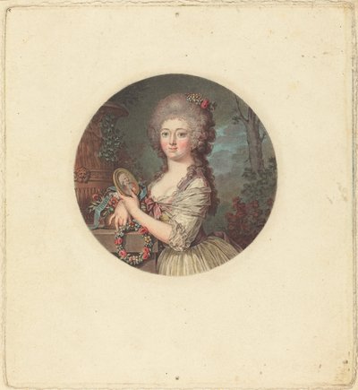 Portrett av en ung prinsesse. av Jean Francois Janinet