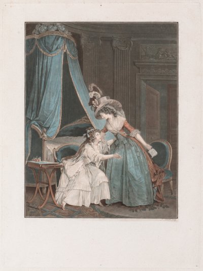 Indiskresjonen, 1788. av Jean Francois Janinet