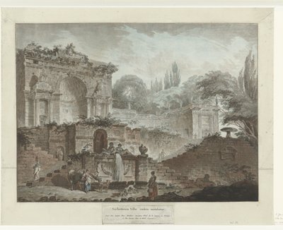Villa Sacchetti (tittel på objekt) av Jean Francois Janinet