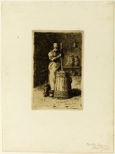 En kvinne kjerring av Jean Francois Millet