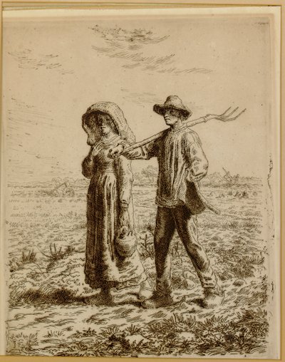 Skal på jobb, 1863 av Jean Francois Millet