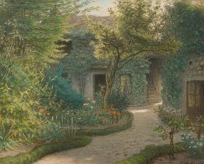Théodore Rousseaus hus i Barbizon av Jean Francois Millet