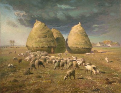 Høystakker: Høst, ca. 1874. av Jean Francois Millet