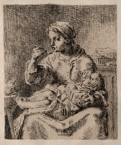 Den kokte av Jean Francois Millet