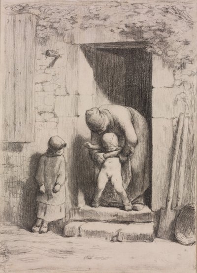 Mors søknad av Jean Francois Millet